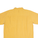 THE NORTH FACE Mens Shirt Yellow Check XL