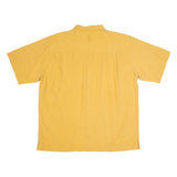 THE NORTH FACE Mens Shirt Yellow Check XL