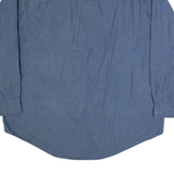 NAUTICA Mens Shirt Blue Check Long Sleeve XL