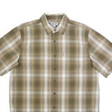 CARHARTT Relaxed Fit Mens Shirt Beige Check L