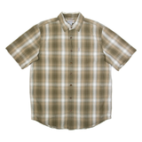 CARHARTT Relaxed Fit Mens Shirt Beige Check L