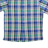 CHAPS RALPH LAUREN Mens Shirt Blue Check L