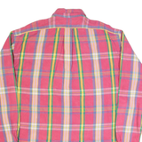 RALPH LAUREN Blake Mens Shirt Pink Check Long Sleeve L