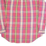 RALPH LAUREN Blake Mens Shirt Pink Check Long Sleeve L