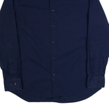 G-STAR Super Slim Fit Mens Plain Shirt Blue Long Sleeve XL