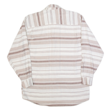 FREY Mens Shirt Beige 90s Fair Isle Long Sleeve M