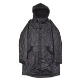 BENCH Womens Puffer Coat Black Hooded M