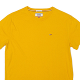 TOMMY HILFIGER Mens T-Shirt Yellow S
