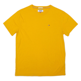 TOMMY HILFIGER Mens T-Shirt Yellow S