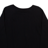 DKNY Womens Sweatshirt Black Crew Neck S