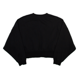 ADIDAS ORIGINALS Womens Sweatshirt Black Crew Neck UK 6