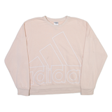 ADIDAS Womens Sweatshirt Pink Crew Neck S