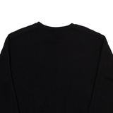 FILA Cropped Womens Sweatshirt Black Crew Neck XL