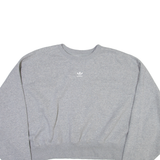 ADIDAS ORIGINALS Womens Sweatshirt Grey Crew Neck UK 22