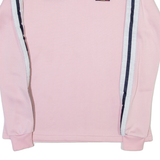 ELLESSE Lightweight Womens Sweatshirt Pink Crew Neck UK 8