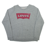 LEVI'S Mens Sweatshirt Grey Crew Neck M