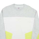 TOMMY JEANS Mens Sweatshirt White Crew Neck M