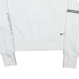 NIKE Womens Sweatshirt White Crew Neck XS