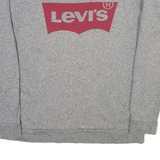 LEVI'S Mens Sweatshirt Grey Crew Neck S