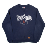 ROCKSMITH Mens Sweatshirt Blue Crew Neck L