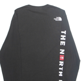 THE NORTH FACE Mens T-Shirt Black Long Sleeve S