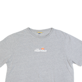 ELLESSE Cropped Womens T-Shirt Grey UK 10