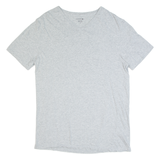 LACOSTE Sleepwear Mens T-Shirt Grey V-Neck L