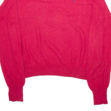POLO SPORT RALPH LAUREN Mens Jumper Red Collared Tight Knit L