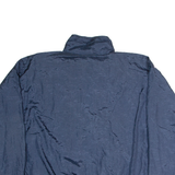 ATHLETIC WORKS Womens Shell Jacket Blue Nylon 90s Colourblock M