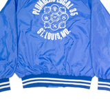 GEM SPORTSWEAR Mens Varsity Jacket Blue USA XL