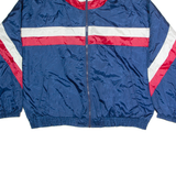 JOHN ASHFORD SPORT Mens Track Jacket Blue Nylon L