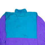 ROCK CREEK CASUALS Womens Shell Jacket Purple Nylon Colourblock M