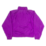 REEBOK Womens Track Jacket Purple Nylon 90s M