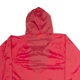 HELLY HANSEN Mens Shell Jacket Red Nylon Hooded S