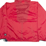 HELLY HANSEN Mens Shell Jacket Red Nylon Hooded S