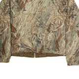 Insulated Mens Jacket Green Camouflage L