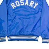 GEM SPORTSWEAR Quilted Lined Mens Varsity Jacket Blue L