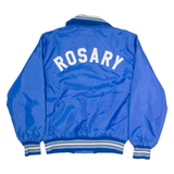 GEM SPORTSWEAR Quilted Lined Mens Varsity Jacket Blue L