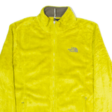 THE NORTH FACE Womens Fleece Jacket Yellow XL