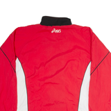 ASICS Mens Track Jacket Red XL
