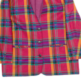 LEMILLION Womens Blazer Jacket Pink M