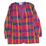 LEMILLION Womens Blazer Jacket Pink M