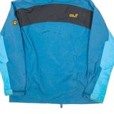 JACK WOLFSKIN Mens Rain Coat Blue Hooded XL