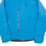 SALOMON Womens Ski Coat Blue Nylon M