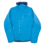 SALOMON Womens Ski Coat Blue Nylon M