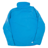 SALOMON Womens Ski Coat Blue Nylon M