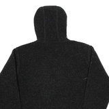 ESQUIRE Mens Fleece Jacket Black Hooded M