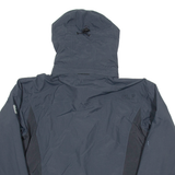 JACK WOLFSKIN Womens Rain Coat Black Hooded UK 16