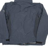 JACK WOLFSKIN Womens Rain Coat Black Hooded UK 16