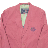 WINDBREAKER Mens Blazer Jacket Red L